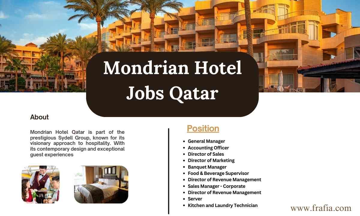 Mondrian Hotel Jobs Qatar