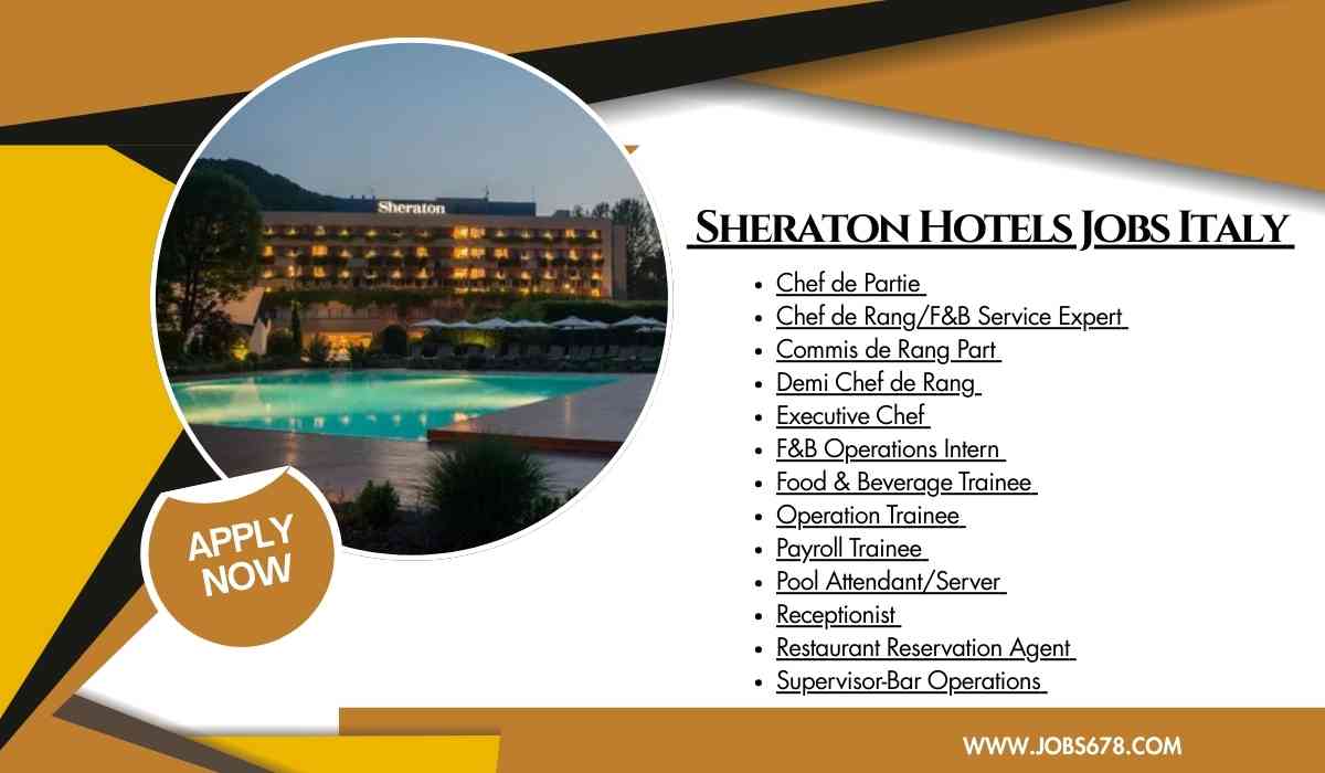 Sheraton Hotels Jobs Italy