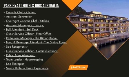  Park Hyatt Hotels Jobs Australia