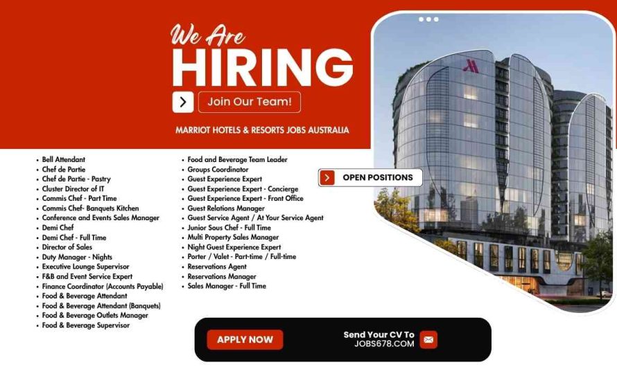 MARRIOT HOTELS & RESORTS JOBS AUSTRALIA