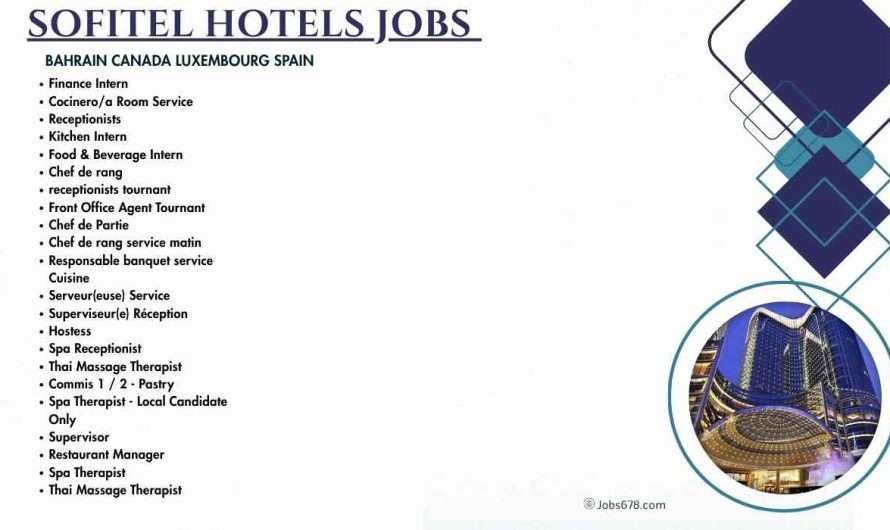 Sofitel Hotels Jobs Bahrain Canada Luxembourg Spain
